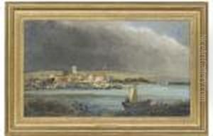 A View Of Shoreham, Sussex, Across The Stour Estuary by Thomas Gainsborough