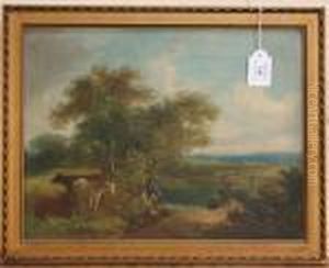 Landscape With Figures by Thomas Gainsborough