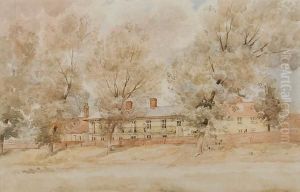 Seckford Almshouses From Fen Meadow, Woodbridge by Thomas Gainsborough