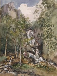 Waterfall by Thomas Gainsborough