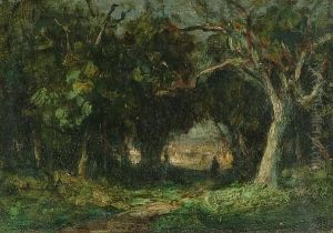 A Glade Near Woodbridge by Thomas Gainsborough