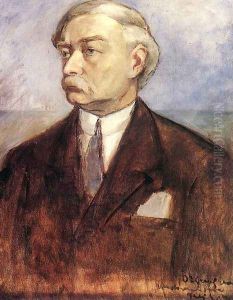 Self-portrait by Bela Ivanyi Grunwald