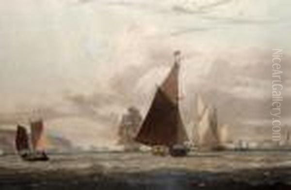 Distant View Of The Needles And Hurst Castle - view 1