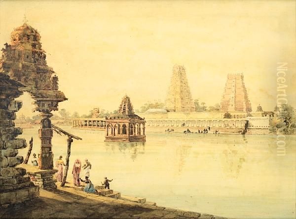 The Nataraja Temple At Chidambaram, Tamil Nadu, India - view 1