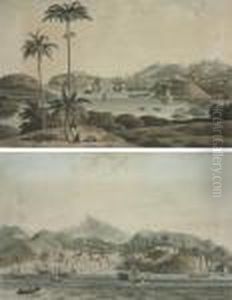 A View Of The Town Of St George And Richmond Heights In The Islandof Granada A View Of The Town Of St George And Richmond Heights In The Islandof Granada