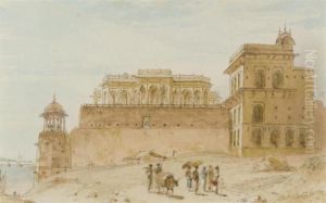 The Chalees Setoon, Ghazipur by William Daniell RA