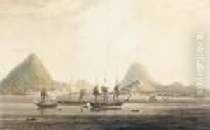 View Of The Island Of Banda-neira by William Daniell RA