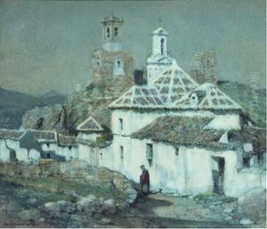 On The Outskirts Of A Spanish Village by Albert Moulton Foweraker
