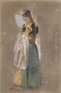 A Jewish Woman Of Gibraltar Or Tangier