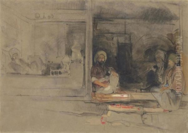 A Kibab Shop, Scutari, Asia Minor - view 1