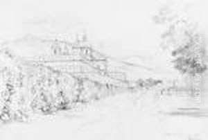 San Lorenzo De El Escorial, Spain by John Frederick Lewis