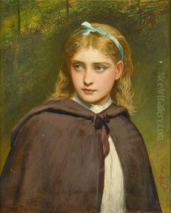 A Portrait Of A Young Girl In A Cape