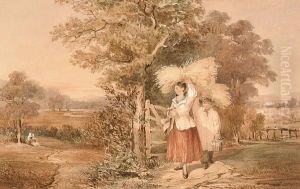 Haymaking by John Henry Mole