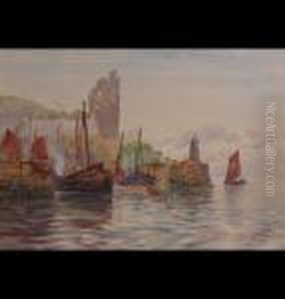 Fishing Boats In A Harbour - view 1