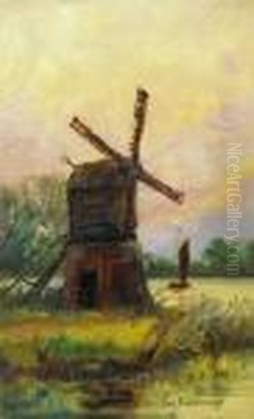 Landscapes With Windmill And Watermill - view 1
