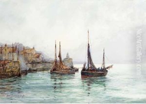 An Autumn Morn, Fife by William Harrison Scarborough