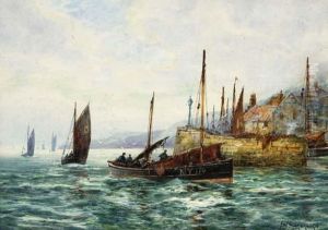 Return From The Fishing, Pittenween, Fife Return From The Fishing, Pittenween, Fife