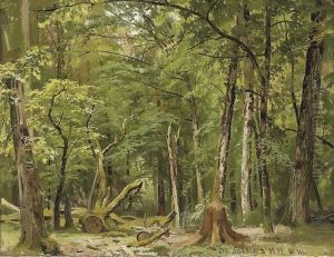 Study Of A Summer In Belovezh Forest