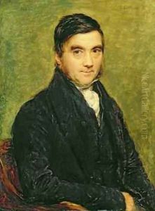Portrait of Mr Bolding by John Linnell