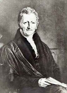 Portrait of Thomas Robert Malthus 1766-1834 political economist 1833 by John Linnell