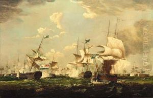 The Battle Of Camperdown, 11 October 1797, At The Height Of The Action
