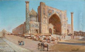The Shir-dor Mosque, Samarkand