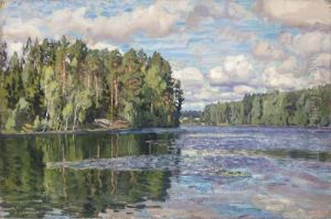 Forest Lake by Stanislaw Zukowski