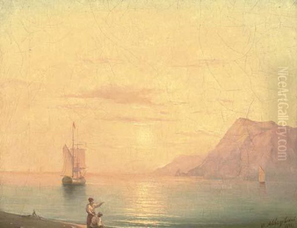 Sunset Over The Sea - view 1