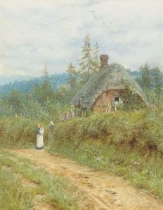 Cottage At Redlynch, Wiltshire by Helen Mary Elizabeth Allingham