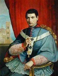 Portrait of Monsignor Giovacchino Lamberti Archbishop of Florence 1857