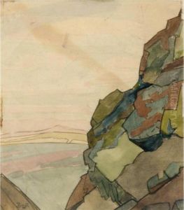 Rocky Landscape by Vladimir Baranoff-Rossine