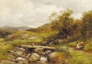 A Rustic Bridge, Capel Curig by David Bates
