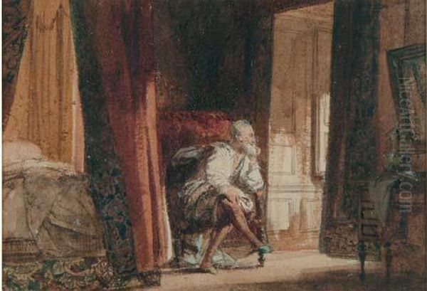 Henri Iv Dans Sa Chambre Au Chateau De La Roche Guyon - view 1
