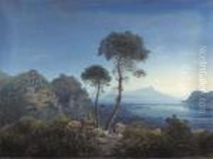 Paesaggio - 1845 by Carlo Bossoli