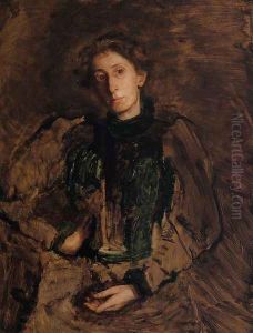 Portrait of Jennie Dean Kershaw by Thomas Cowperthwait Eakins