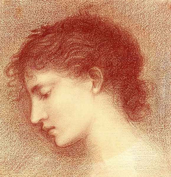 Head-Study of Maria Zambaco, probably for 'The Wine of Circe' - view 1