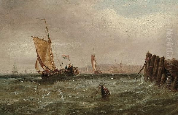 Shipping Off The Dutch Coast - view 1
