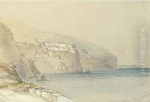 Vico, Bay Of Naples, Italy by William Callow