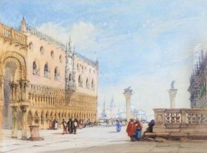 St Mark's Square, Venice by William Callow