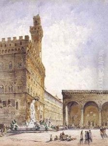 Scorcio Di Piazza Signoria by Gabriele Carelli