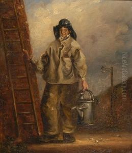 Edmunds - The Last Oil Lamp Lighter, Woodbridge by Thomas Gainsborough