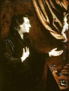Portrait of a Widow, c.1585 by Lodovico Carracci