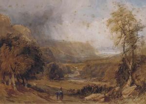 In A Welsh Valley by David I Cox
