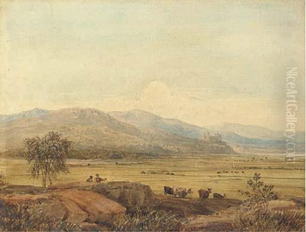 Harlech Castle, With Morfa Harlech In The Foreground, North Wales - view 1