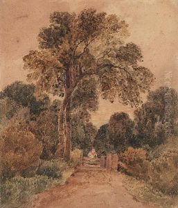 A Lane Near Dulwich by David I Cox