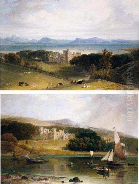Views Of Armadale Castle, The
Seat Of Lord Macdonald, From The South East And The South West - view 1
