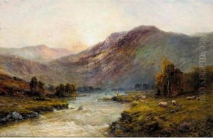 Near Dunkeld by Alfred de Breanski