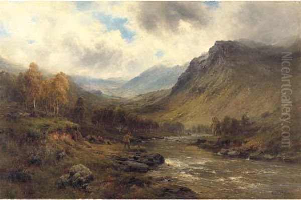 A Perthshire Salmon River - view 1