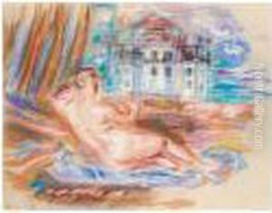 Nu A La Renoir by Raoul Dufy