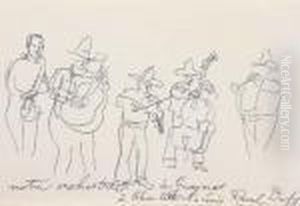 Notre Orchestre A Guaymas; Old Tucson, Square Dancers; Portrait Ofcharlotte Bergman by Raoul Dufy
